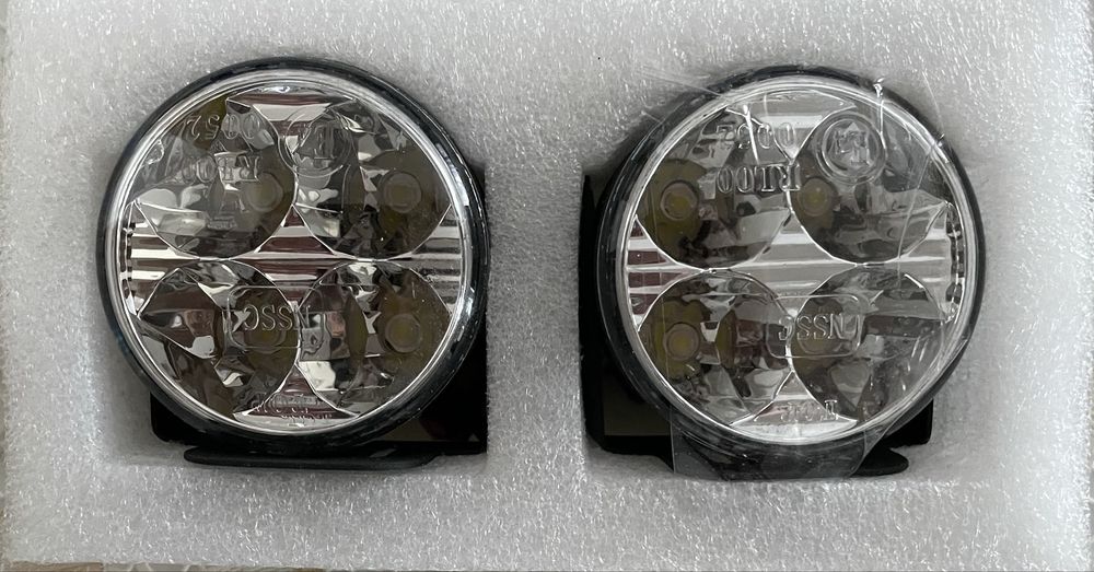 Światła do jazdy dziennej okrągłe 510HP 7cm Vertex