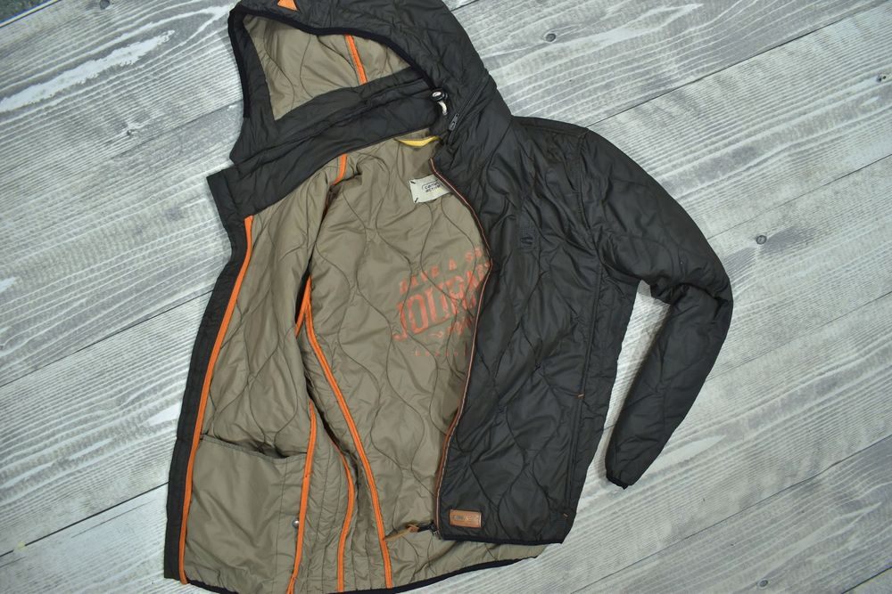 Camel Active Męska Ocieplana Pikowana Kurtka Khaki 48