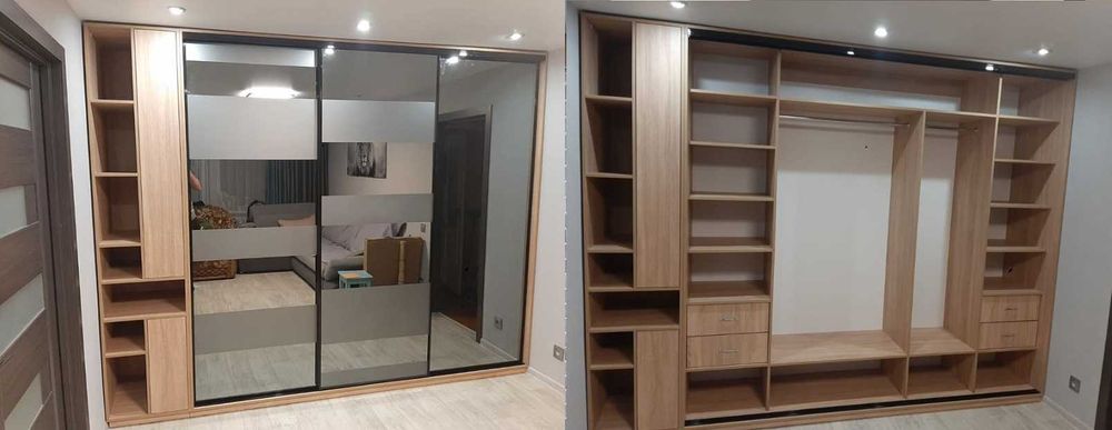 Шафи купе стандартних розмірів. Шафа -Купе під замовлення