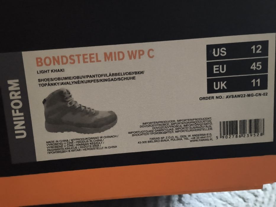 Sprzedam buty Magnum Bondsteel Mid Wp C