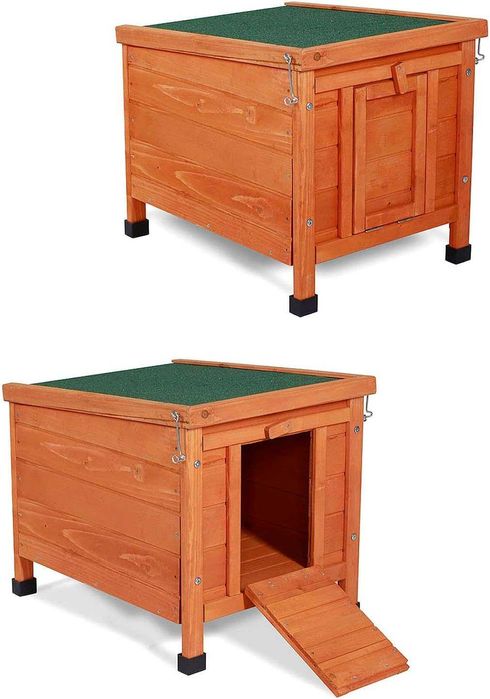 Coelheira coelhos casota gato animais pequenos 43x43x52NOVOENVIOGRÁTIS