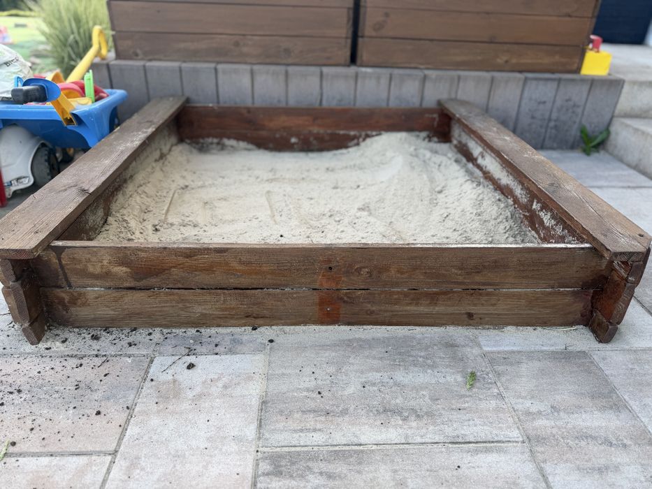 Piaskownica drewniana