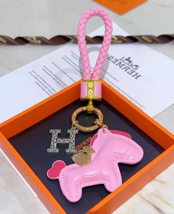 Brelok Hermès „Luxury Pink”
