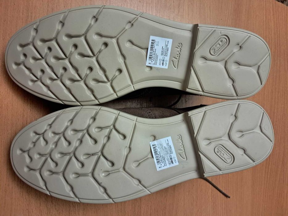 Оригинальные  туфли Clarks  размер 46