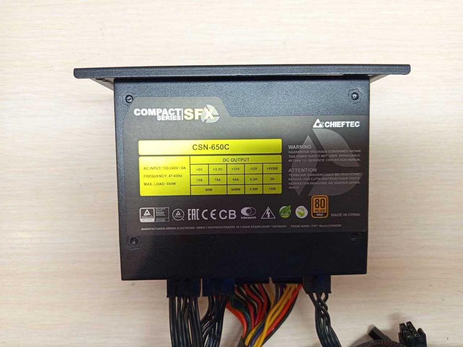 Блок живлення Chieftec Compact CSN-650C Гарантія 1 місяць
