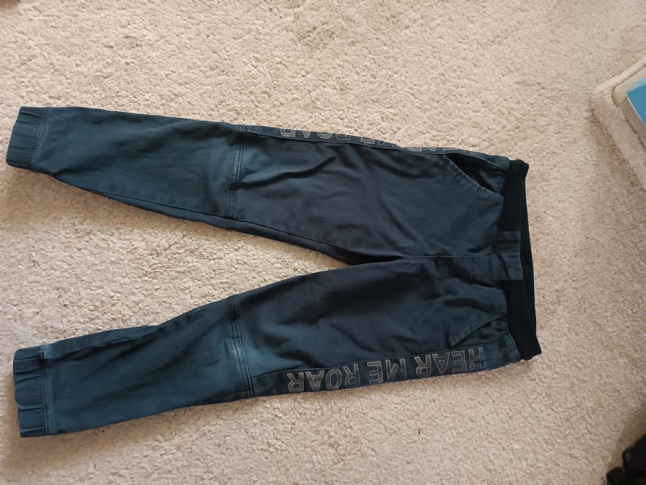 Spodnie jogger bawełna 134