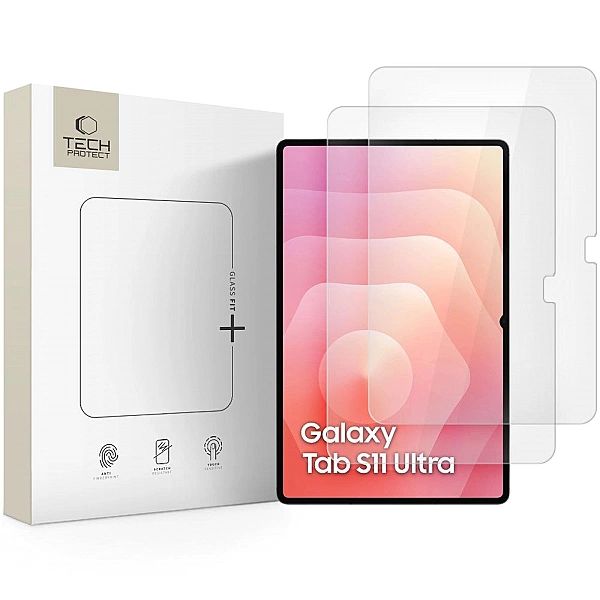 Szkło Hartowane Tech-Protect Glass Fit+ 2-Pack Galaxy Tab S8 Ultra / S