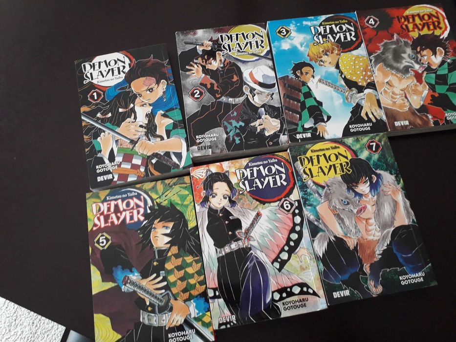 Manga, Demon Slayer, Naruto, Dark Angel, Slam Dunk, Batle Royale