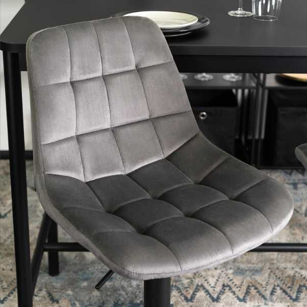 Барний стілець Arcos велюровий, барне крісло, барный стул