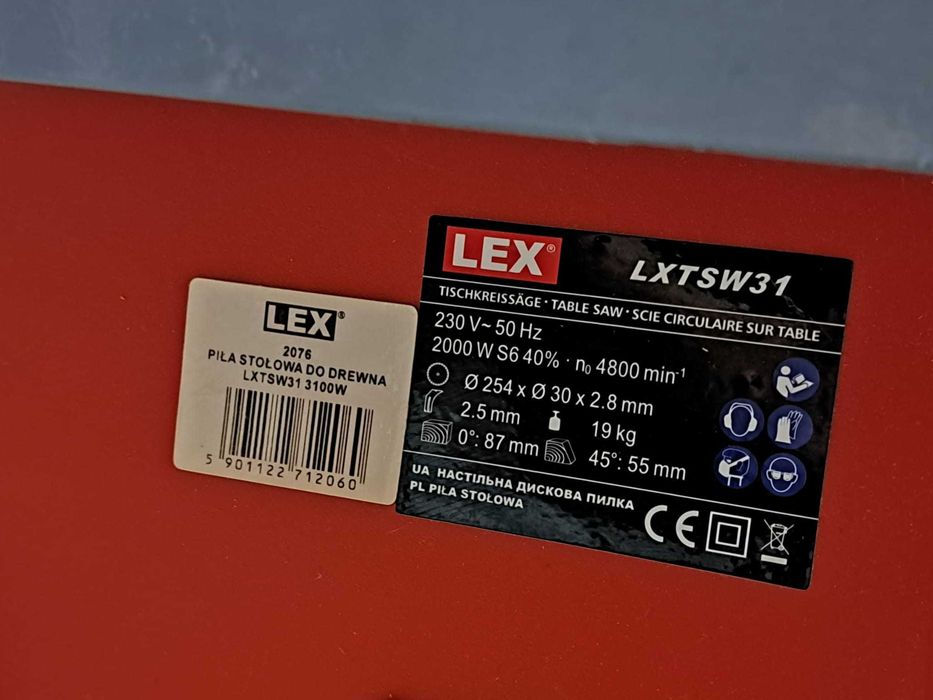 LEX LXTSW31 Piła Pilarka Stołowa Do Drewna Komis Redi