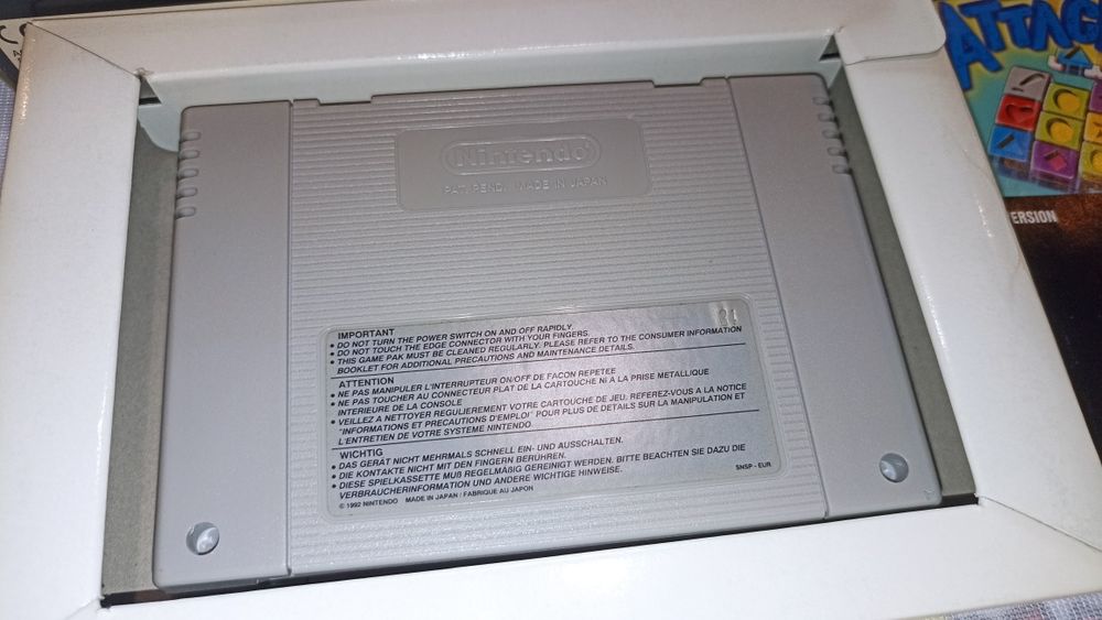 Tetris Attack Super Nintendo SNES kompletna język ang zamiana