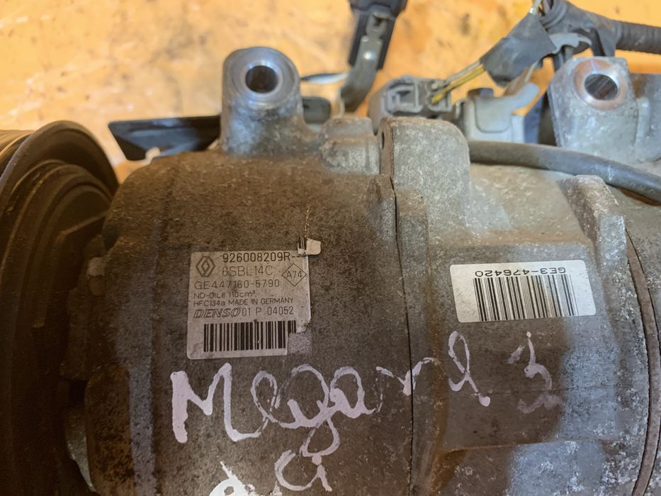 Compressor ac ar condicionado Renault Megane 3