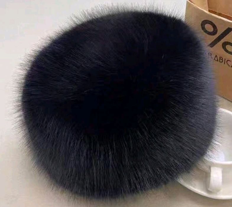 Czapka futrzana fuksja