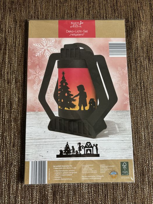 Набір декоративний світильник  «Різдвяний вечір»