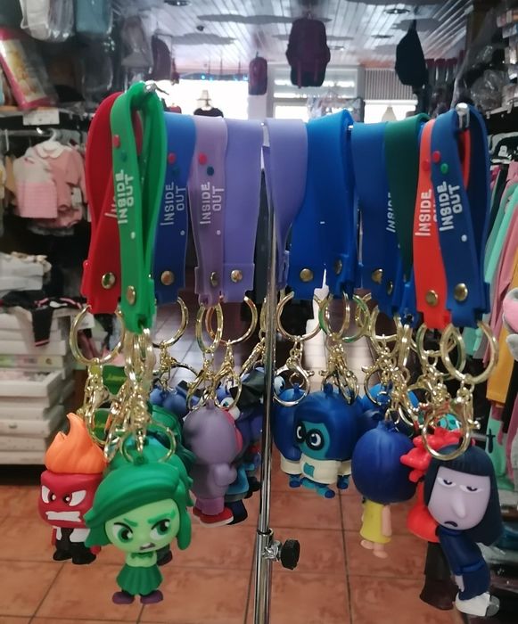 Porta chaves das emoções  Divertida Mente