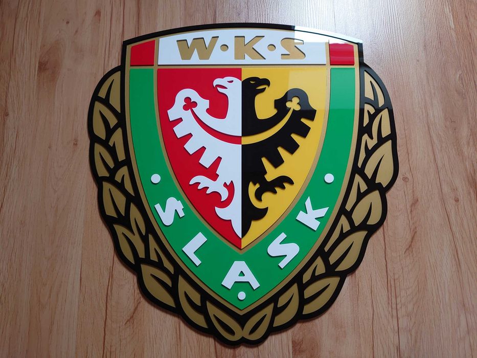 Śląsk Wrocław na ścianę do domu prezent na święta dla chłopaka męża