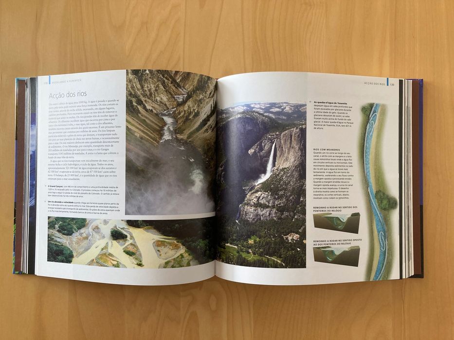 Enciclopédia visual, 6 volumes capa dura, excelente para crianças