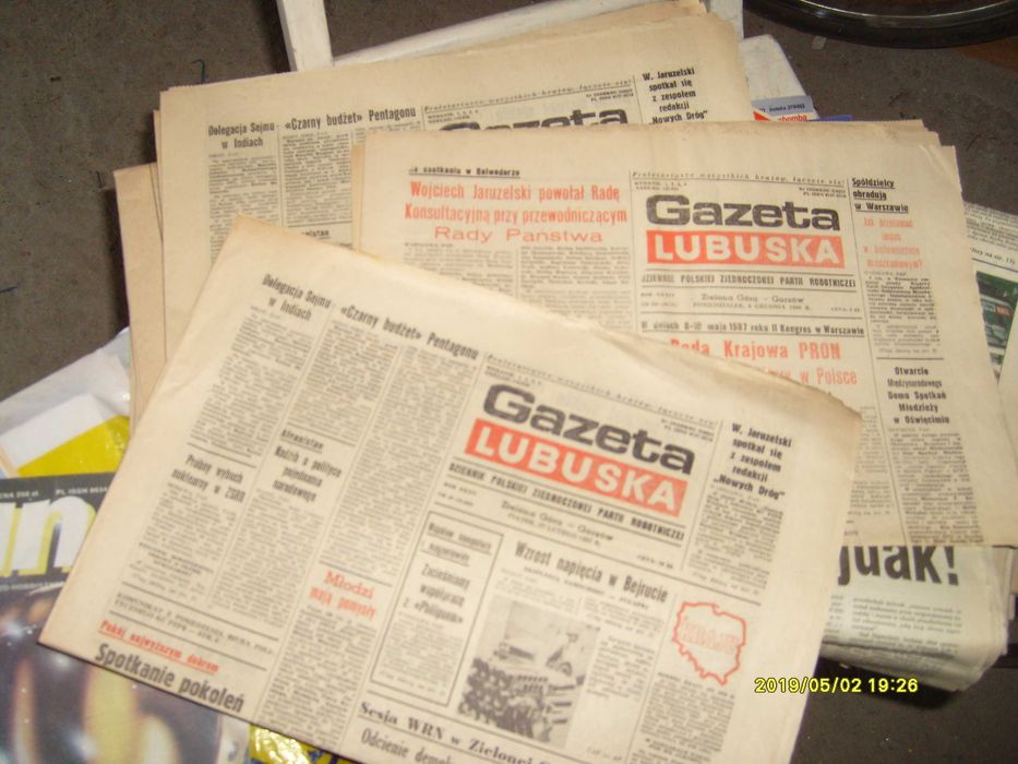 gazeta-lubuska-z-lat-80-tych-prl-antyk-prezent-na-rocznic-urodzin