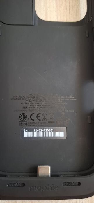Etui Mophie Juice Pack IPhone 16 pro