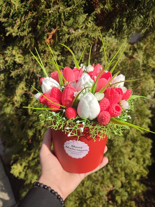 Букети з мила.Всі ручної роботи