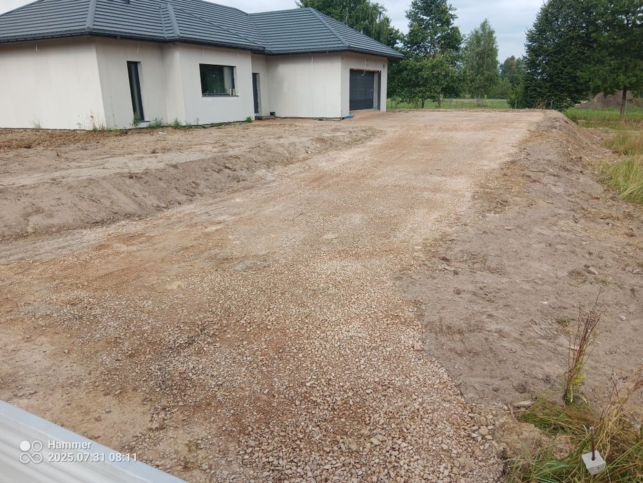 Usługi koparką  - wszelkie prace ziemne.