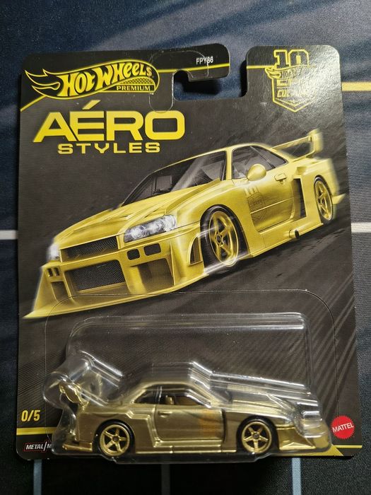 Hot Wheels Nissan Skyline LB-ER34 złoty CHASE