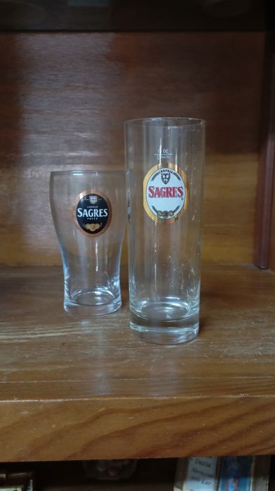Conjunto de 2 copos Sagres