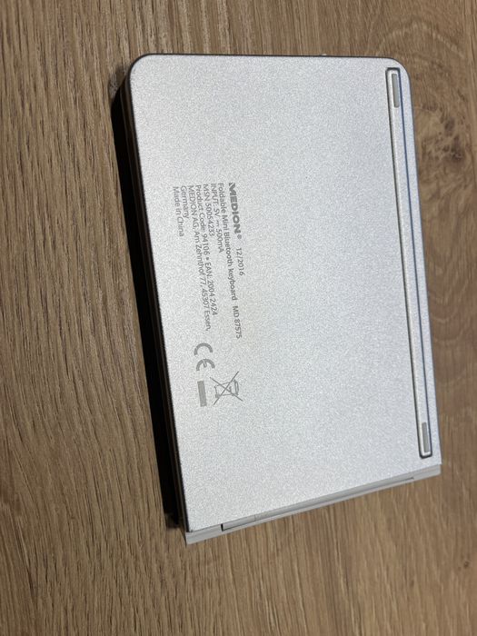 Klawiatura bluetooth składana cienka niski profil