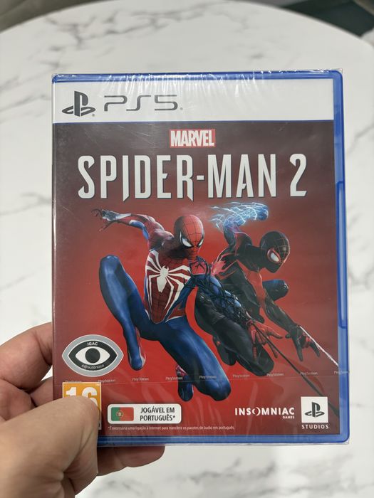 Jogo Spider Man 2 PS 5 novo selado ainda no plastico