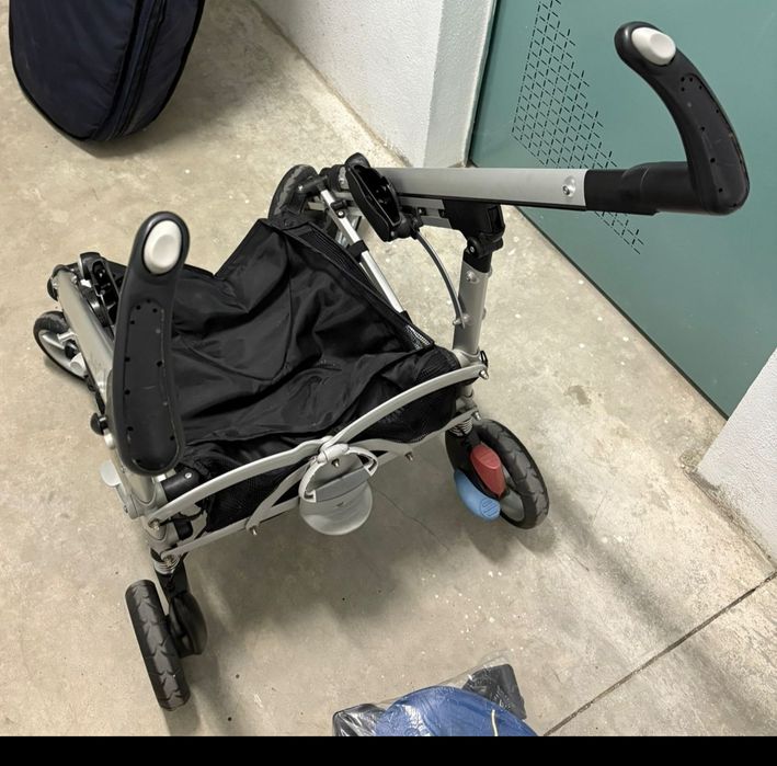 Carrinho + ovinho + cadeira baloiço