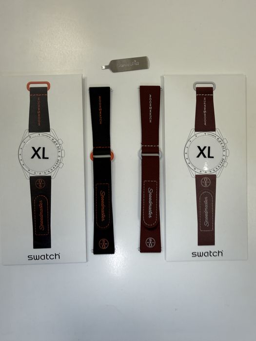 Ремешки Каучук MOONSWATCH SWATCH OMEGA оригинал ремінці