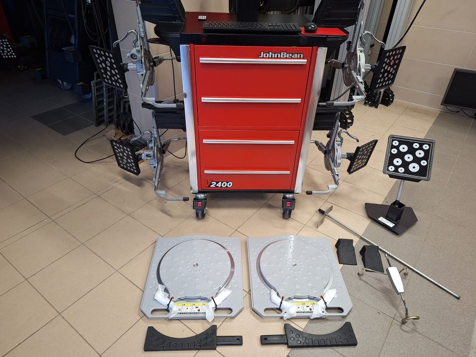John Bean 3D V2400 AC400 lift geometria kół zbieżność