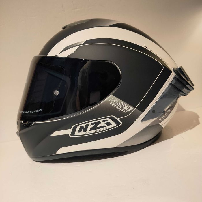 Capacete NZi Trendy 3 rapid c/viseira escura+transparente mota novo