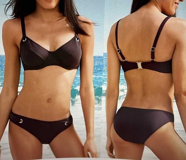 Bikini brązowe Minimizer Rozmiar 50 100D