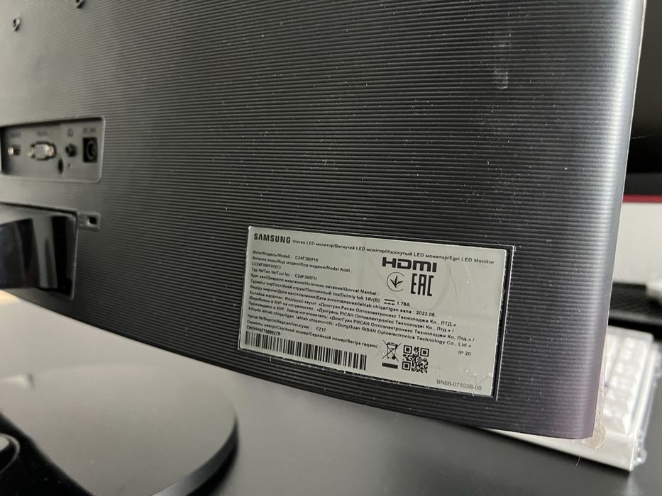 Монітор samsung c24f390fhi