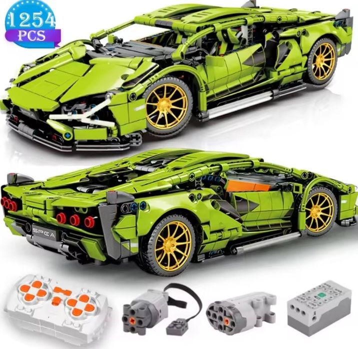 Конструктор 1в1 Lamborghini Sian Technic Lego с Управлением 1280 + шт