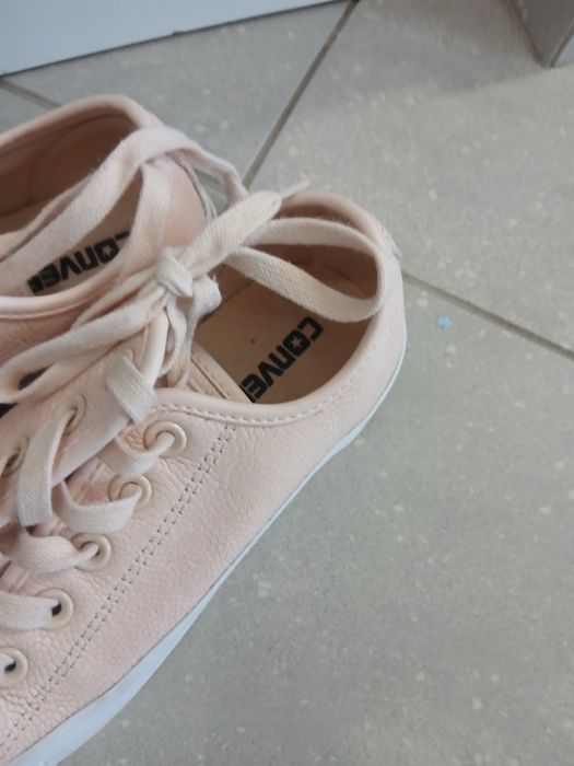 Trampki convers pudrowy róż