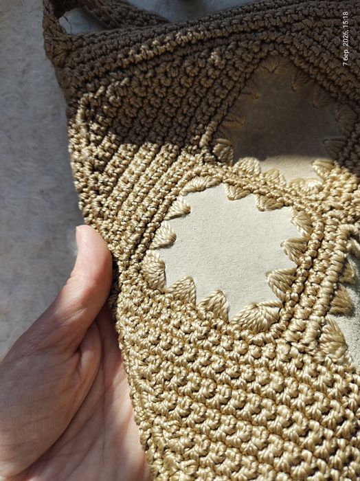 Плетена сумка кросбоді