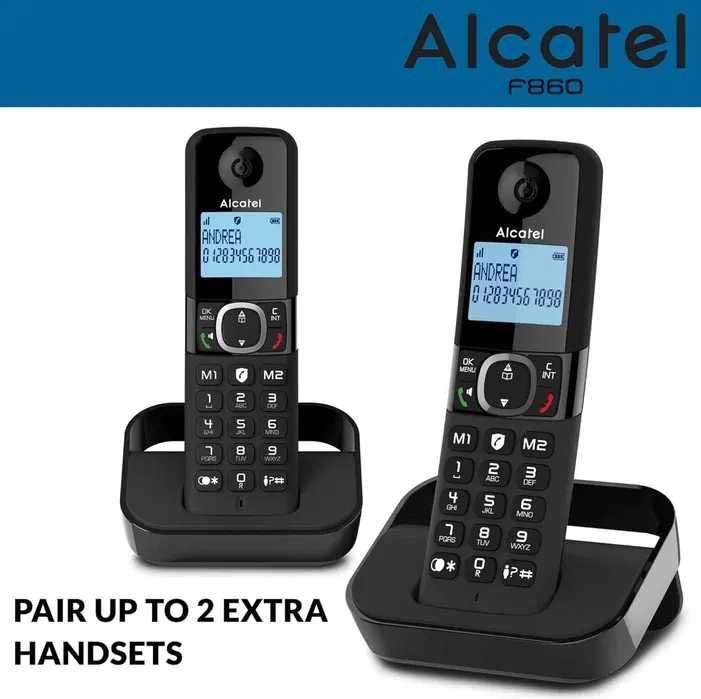 Alcatel F860 Duo Black – telefon stacjonarny