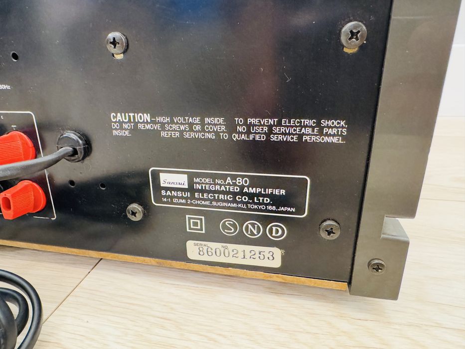 Sansui A-80 wzmacniacz hifi. Ideany.
