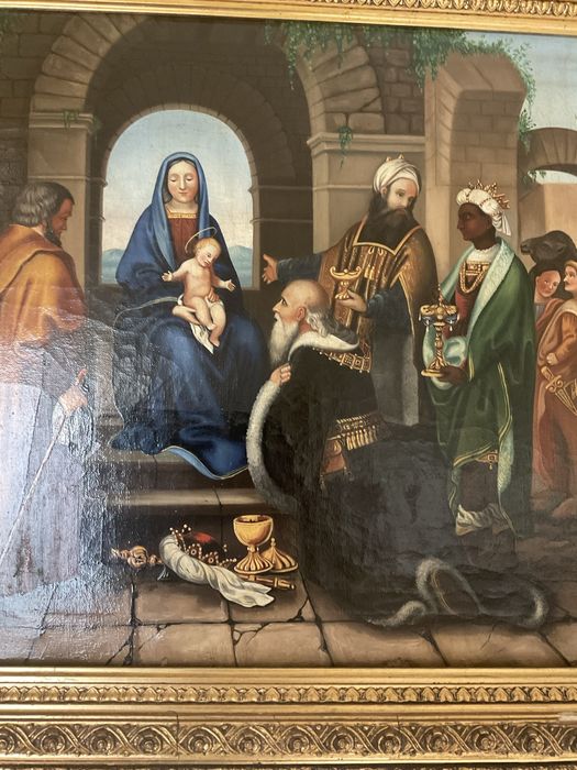 Pintura oleo arte sacra