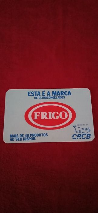 Calendário de bolso Frigo de 1991