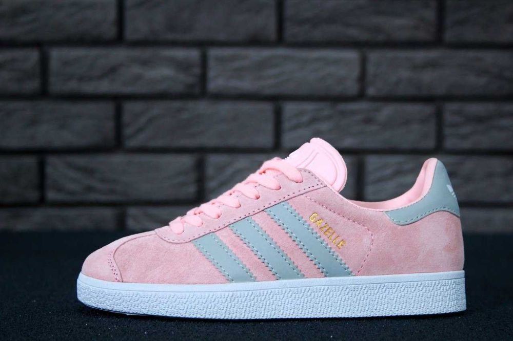 Женские кожаные кроссовки Adidas Gazelle жіночі кросівки адідас газель