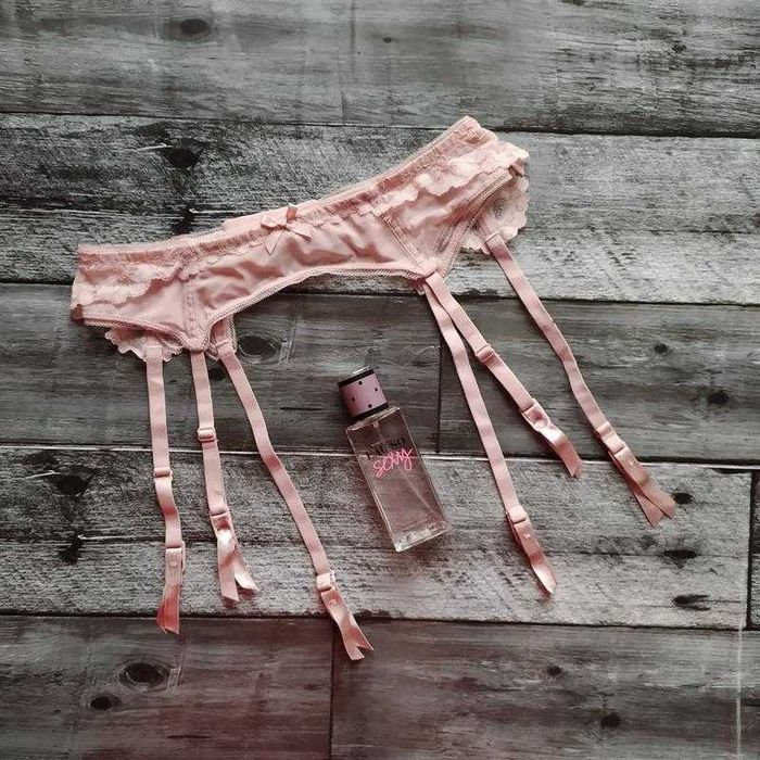 Колготки сетка черные, в клетку, пояс для чулок