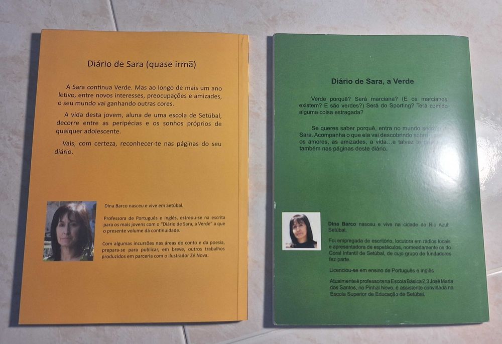 Livros "Diário de Sara"