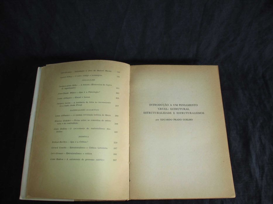 Livro Estruturalismo Antologia de textos teóricos