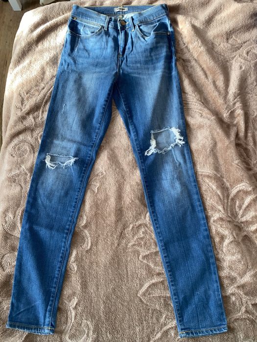 Jeansy Wrangler High Skinny W26 L32