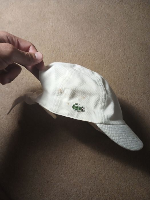 Boné Lacoste clássico branco