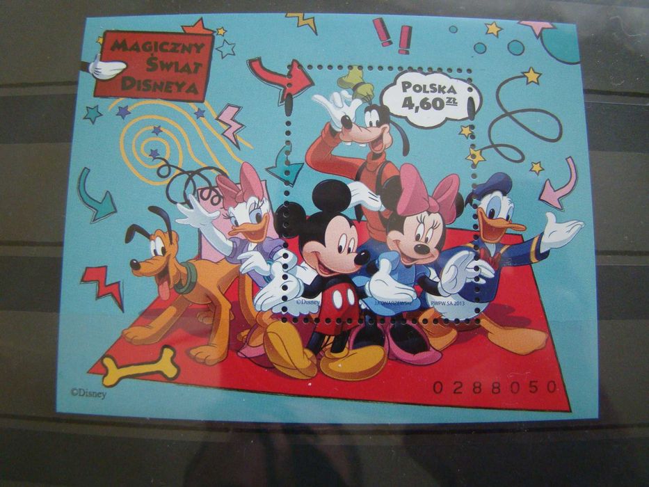 Znaczki Disneya - 2013 Polska Disney Magiczny Świat zestaw 4 bloczków