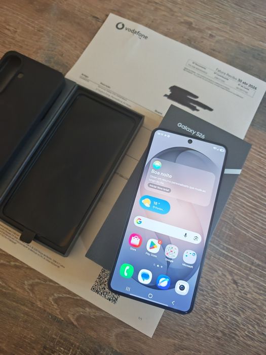 Samsung S26 5G 6.3" 12GB/256GB Preto Novo(Nunca Usado) C/Garantia Aceito Retomas